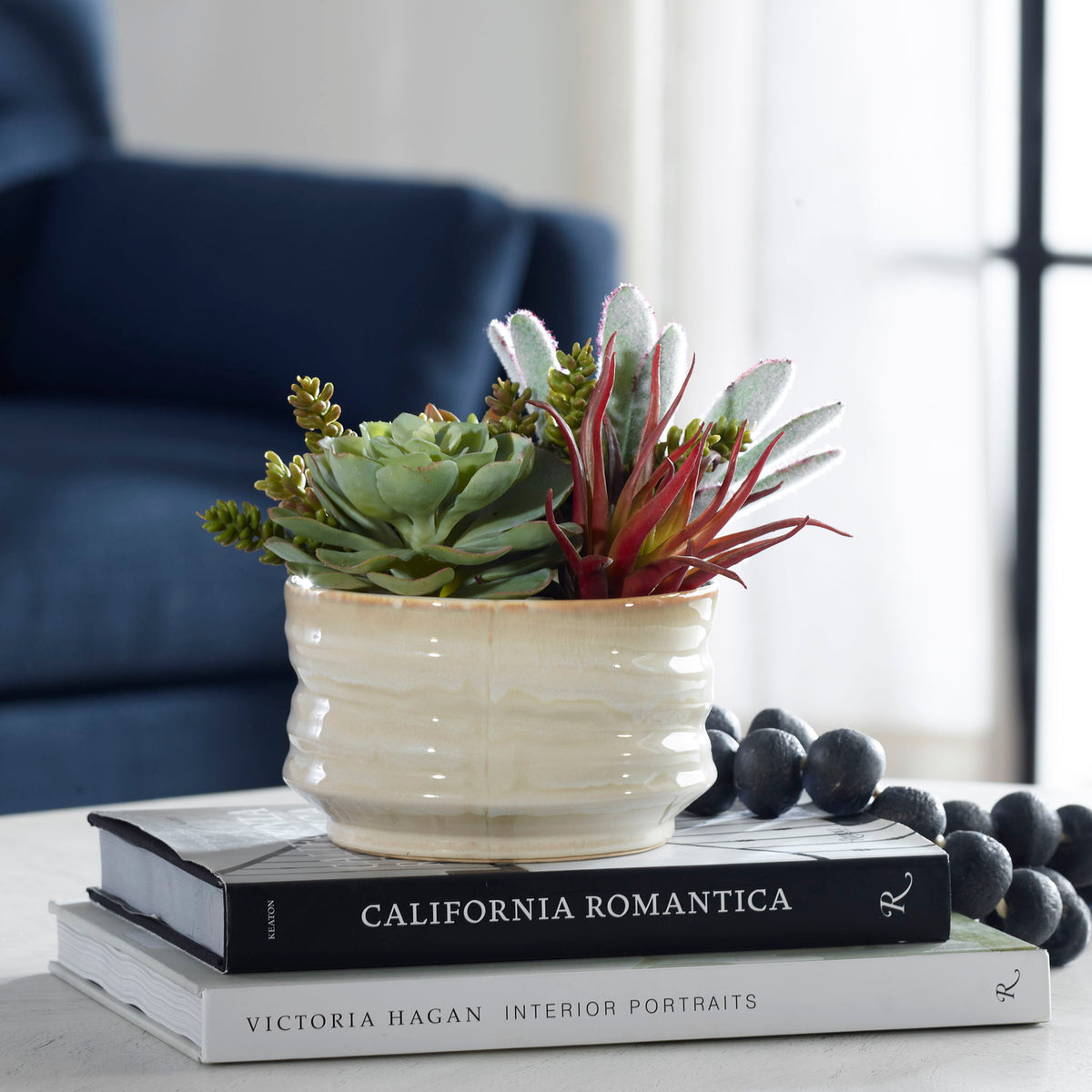 Mesa Succulent Accent - Silver
