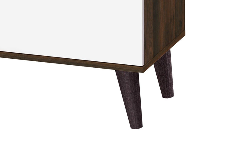 Amidon - TV Stand, With 2 Storage Shelves And 1 Cabinet - R&R Furniture Gallery (Fountain Valley, CA)