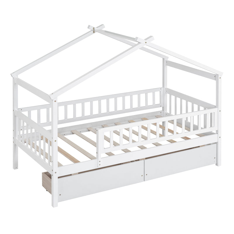 House Bed With 2 Drawers - R&R Furniture Gallery (Fountain Valley, CA)
