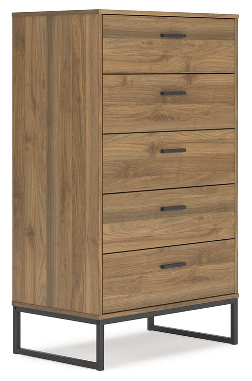 Deanlow - Five Drawer Chest - Honey - R&R Furniture Gallery (Fountain Valley, CA)