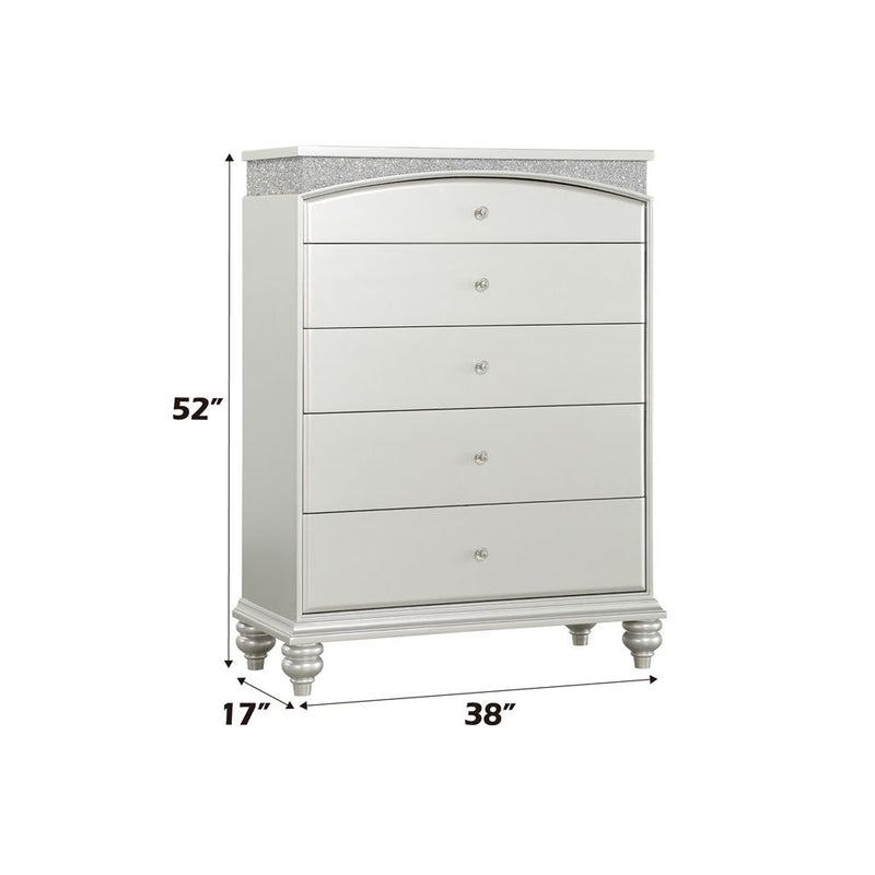 Maverick - Chest - Platinum - R&R Furniture Gallery (Fountain Valley, CA)