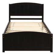 Platform Bed & Headboard, Footboard And Wood Slat Support - R&R Furniture Gallery (Fountain Valley, CA)