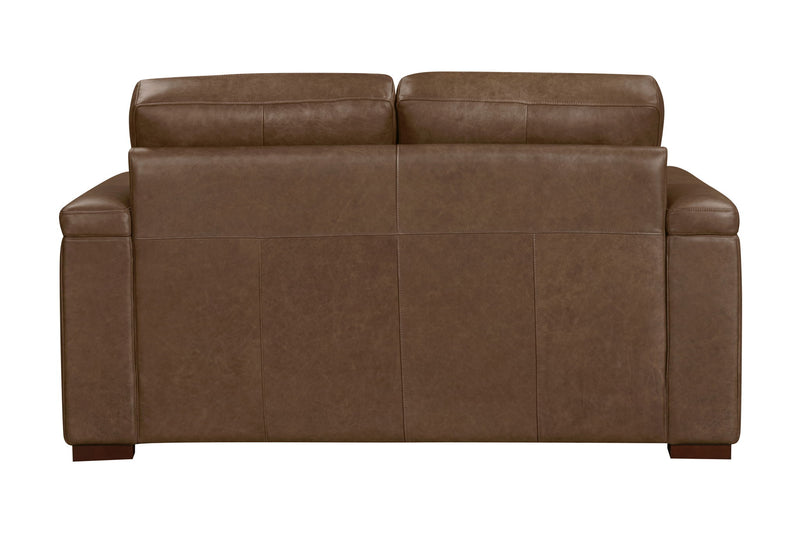 Garrison - Stationary Loveseat - Renaissance Tobacco