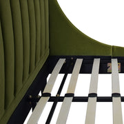 Aspen - Vertical Tufted Modern Headboard Platform Bed Set - R&R Furniture Gallery (Fountain Valley, CA)