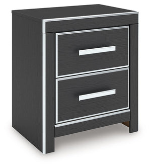 Zuraleus - Two Drawer Night Stand - R&R Furniture Gallery (Fountain Valley, CA)