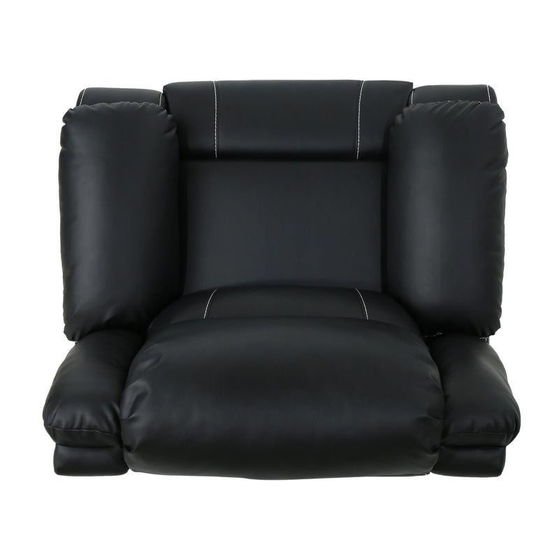 Stylish Wide Manual Swivel Standard Recliner - R&R Furniture Gallery (Fountain Valley, CA)