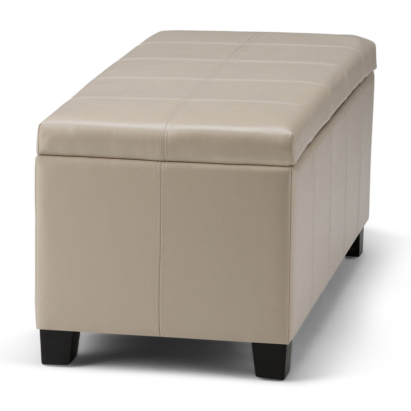 Dover - Upholstered Storage Ottoman Bench - R&R Furniture Gallery (Fountain Valley, CA)