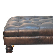 Buffalo - Ottoman With Castor Legs - R&R Furniture Gallery (Fountain Valley, CA)