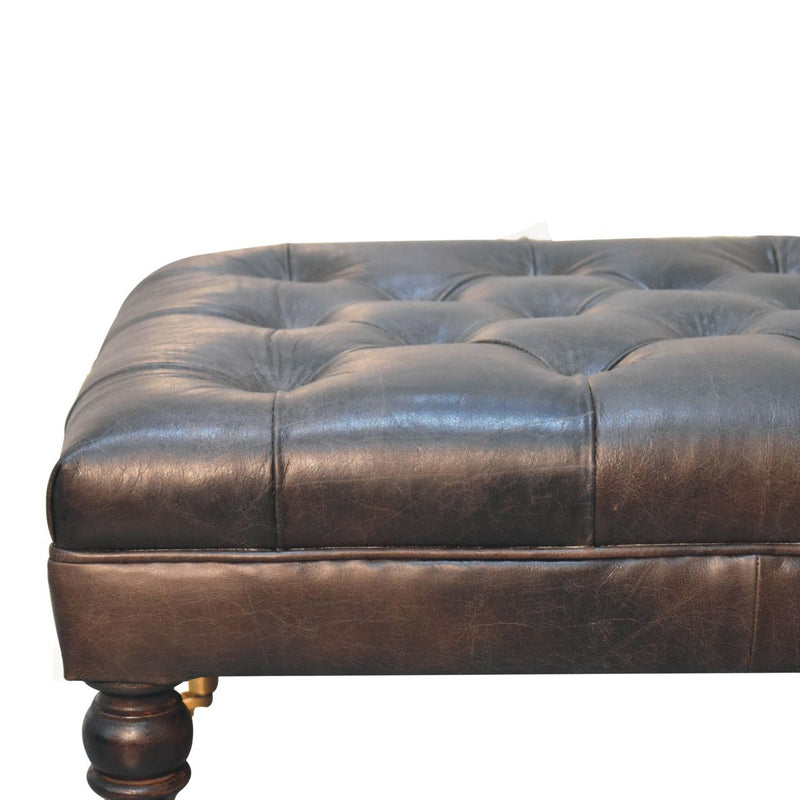 Buffalo - Ottoman With Castor Legs - R&R Furniture Gallery (Fountain Valley, CA)
