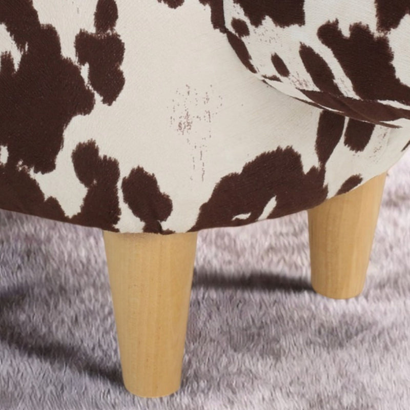 Cow Shaped Ottoman Footstool - R&R Furniture Gallery (Fountain Valley, CA)