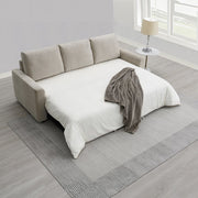 Leira - Sofa With Sleeper - Beige Linen - R&R Furniture Gallery (Fountain Valley, CA)
