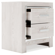 Altyra - Two Drawer Night Stand - White - R&R Furniture Gallery (Fountain Valley, CA)
