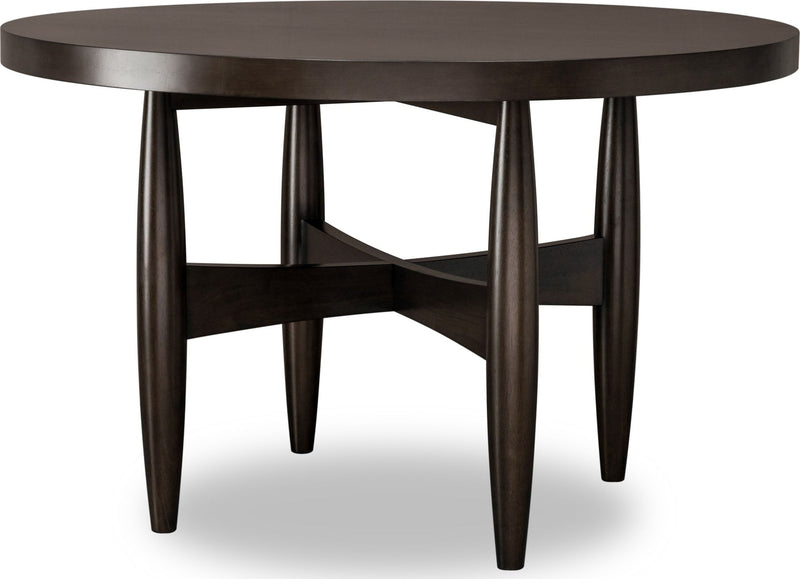 Koko Round Acacia Wood Dining Table in Minx