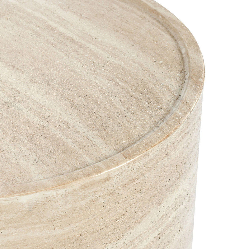 Mckenna - Outdoor Concrete Round Table - R&R Furniture Gallery (Fountain Valley, CA)