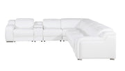1116 - Power Reclining Italian Leather Sectional - R&R Furniture Gallery (Fountain Valley, CA)