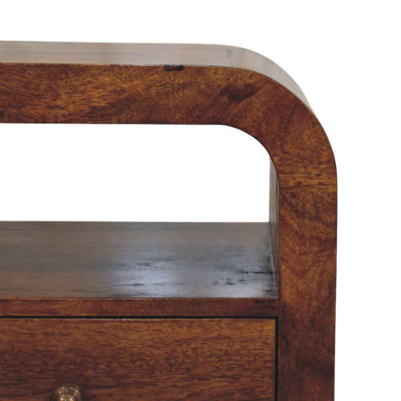 Darcy - Nightstand With Drawer And Open Shelf - Brown - R&R Furniture Gallery (Fountain Valley, CA)