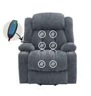 Omarion - Power Recliner With Lift & Heating & Massage - R&R Furniture Gallery (Fountain Valley, CA)