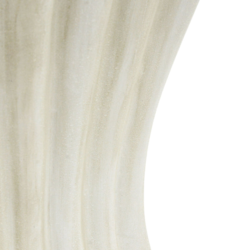 Mgo Archaistic Wavy Side Table - Antique Sandstone - R&R Furniture Gallery (Fountain Valley, CA)