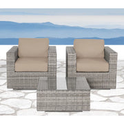 Wicker Seating Group Set With Table And Cushions - R&R Furniture Gallery (Fountain Valley, CA)