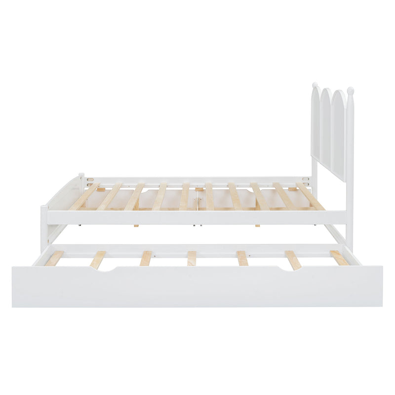 Platform Bed With With 2 Big Drawers And Trundle - R&R Furniture Gallery (Fountain Valley, CA)