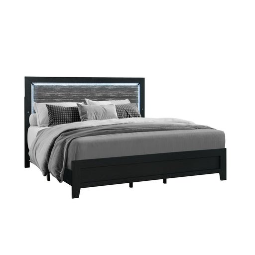 Carlos - Modern Design Bed With LED - R&R Furniture Gallery (Fountain Valley, CA)