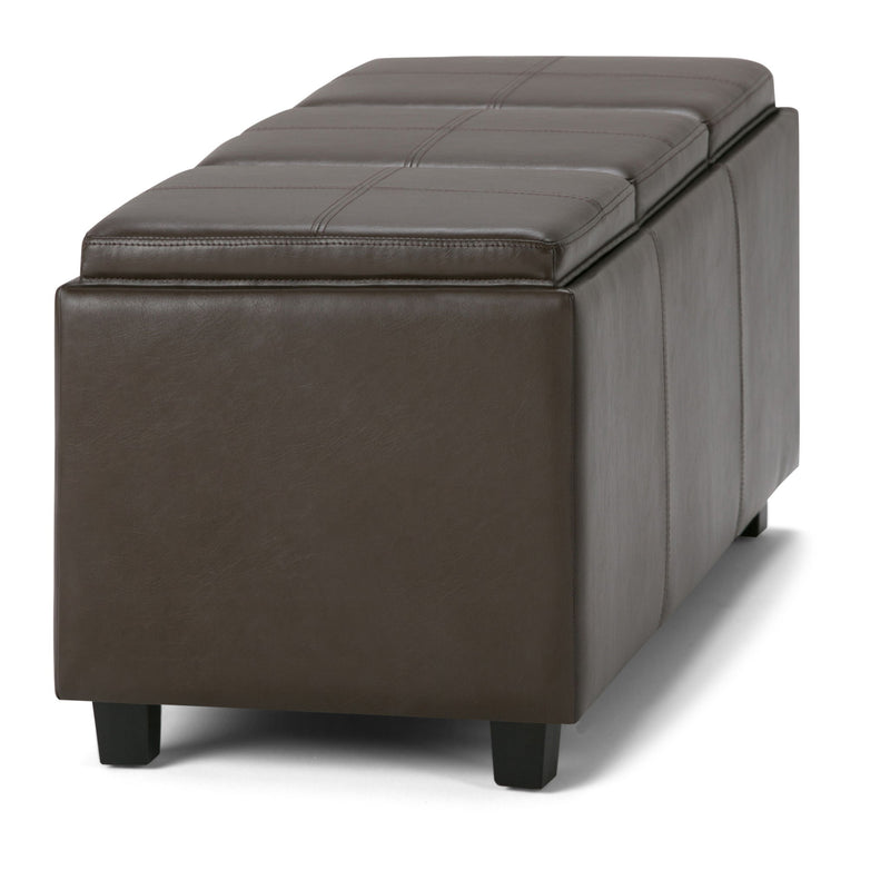 Avalon - Upholstered Storage Ottoman - R&R Furniture Gallery (Fountain Valley, CA)