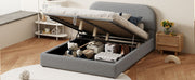 Upholstered Platform Bed With Hydraulic Storage System - R&R Furniture Gallery (Fountain Valley, CA)
