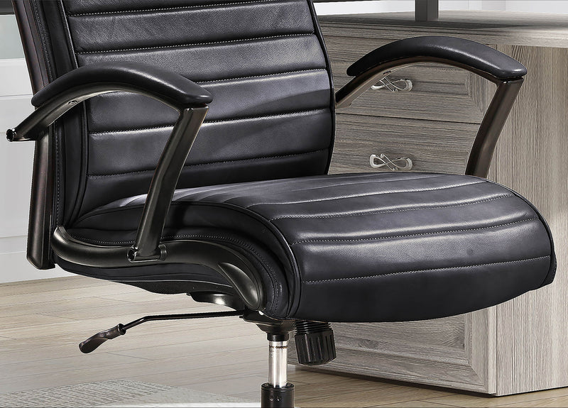 Dc#370 - Leather Desk Chair - R&R Furniture Gallery (Fountain Valley, CA)
