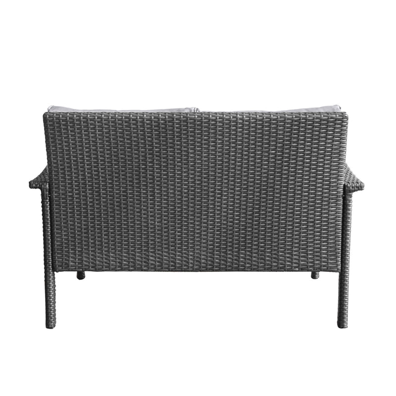 Honolulu - Loveseat - Gray / Silver - R&R Furniture Gallery (Fountain Valley, CA)