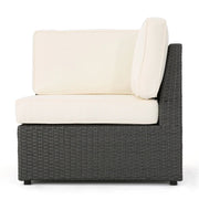 Santa Cruz - Outdoor 8 Piece Sectional Set - Dark Brown - R&R Furniture Gallery (Fountain Valley, CA)