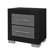 Elsa - 2 Toned Nightstand With Bar Handle And Spacious Drawers - R&R Furniture Gallery (Fountain Valley, CA)