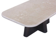 Jacory - Coffee Table With Bottocino Marble Top - Espresso - R&R Furniture Gallery (Fountain Valley, CA)