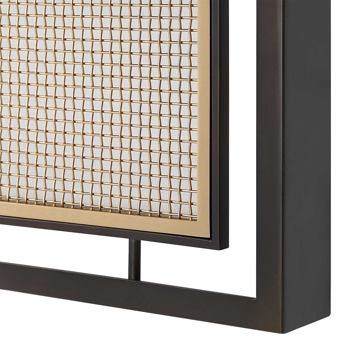It's A Mesh - Mirror - Brass / Bronze