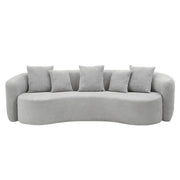 Barasa - Oversize Sofa With 5 Pillows - Gray - R&R Furniture Gallery (Fountain Valley, CA)