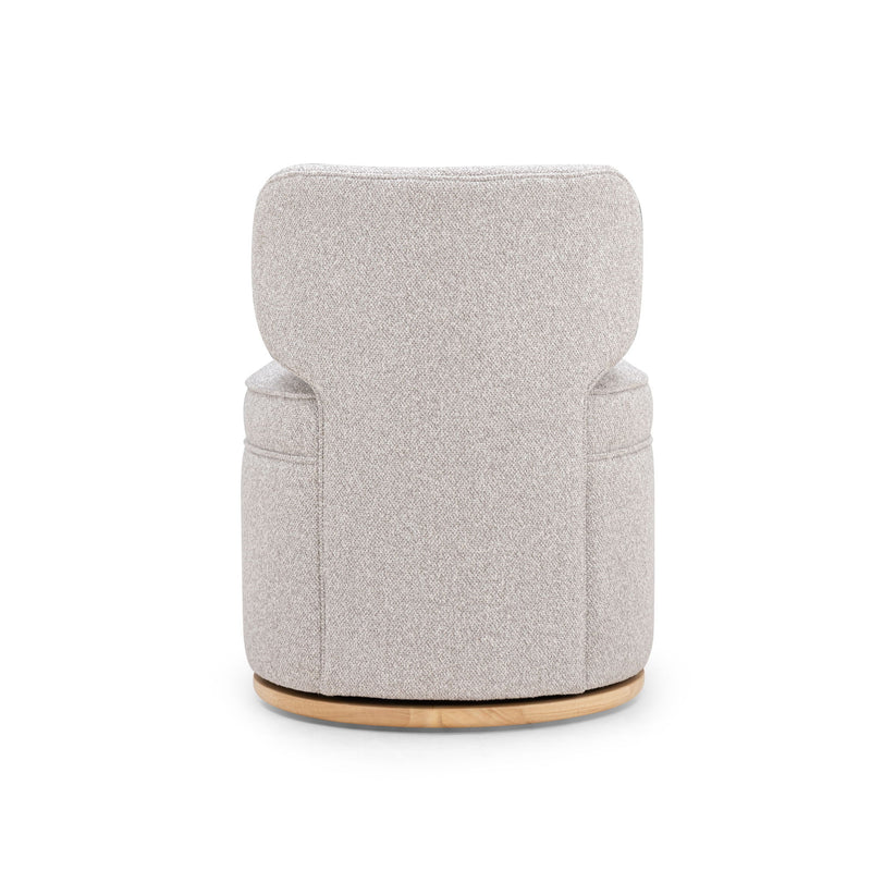 TOV Furniture Amaya swivel desk chair with a modern design, featuring a cushioned seat and adjustable height for office use.
