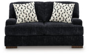 Whitmore Manor - Loveseat - Black Pearl - R&R Furniture Gallery (Fountain Valley, CA)