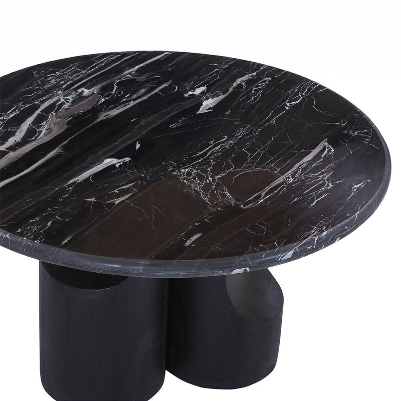Kinton - Table With Natural Marble Top - R&R Furniture Gallery (Fountain Valley, CA)