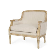 Noble House Style Club Chair with plush upholstery and classic design, perfect for living room or lounge decor.