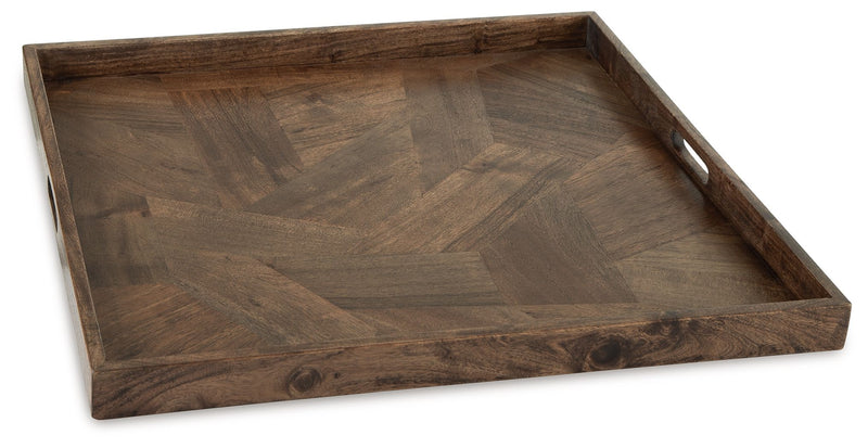 Heddford - Tray - Brown - R&R Furniture Gallery (Fountain Valley, CA)