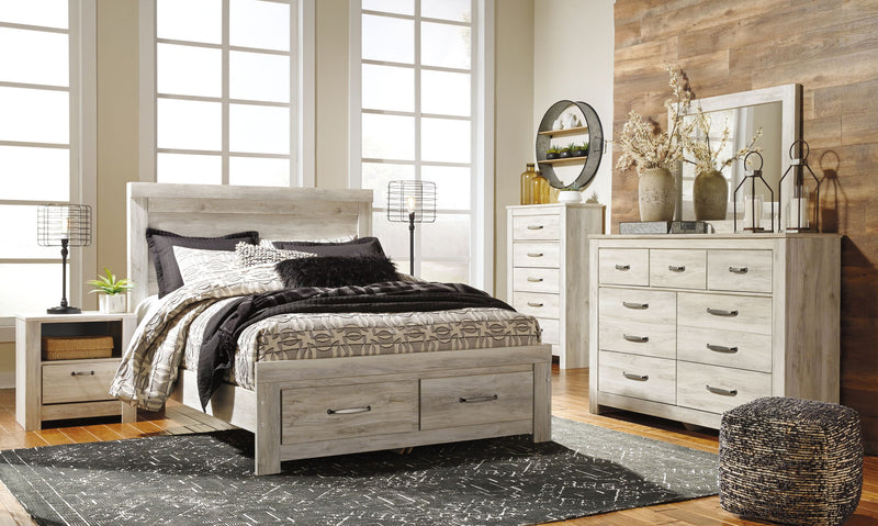 Bellaby - Dresser, Mirror, Platform Bed With Storage Drawers Set - R&R Furniture Gallery (Fountain Valley, CA)