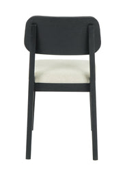 Deaven - Upholstered Dining Chair (Set of 2) - Black - R&R Furniture Gallery (Fountain Valley, CA)