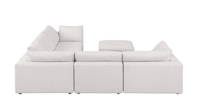 1100 - 6-Piece L-Shaped Sectional - Pearl