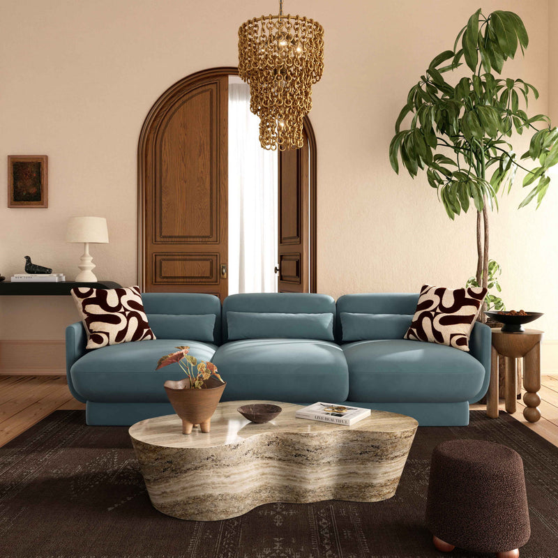 Azalea - Velvet Sofa - R&R Furniture Gallery (Fountain Valley, CA)