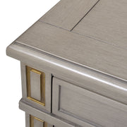 Dauphin - TV Stand Storage Display Console Table - Gray Cashmere - R&R Furniture Gallery (Fountain Valley, CA)