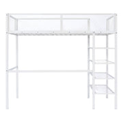 Loft Bed With 4 Tier Shelves And Storage - R&R Furniture Gallery (Fountain Valley, CA)