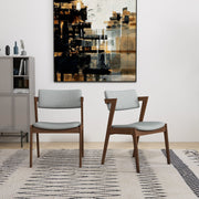 Edwin - Mid-Century Modern Dining Chair (Set of 2) - R&R Furniture Gallery (Fountain Valley, CA)