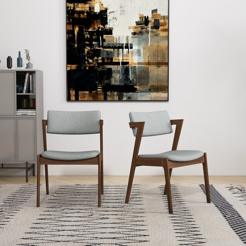 Edwin - Mid-Century Modern Dining Chair (Set of 2) - R&R Furniture Gallery (Fountain Valley, CA)