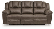 Lowilla - Reclining Sofa - Driftwood - R&R Furniture Gallery (Fountain Valley, CA)