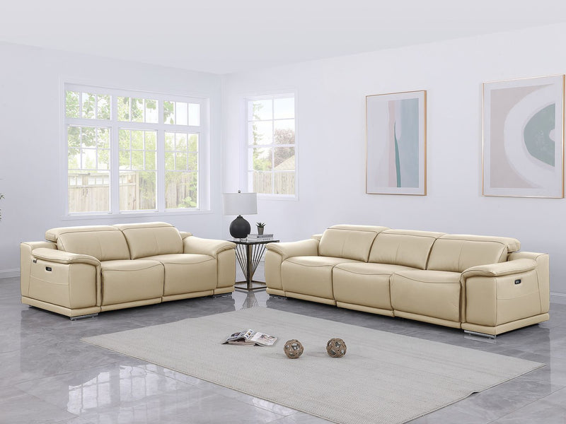 9762 - 5-Piece Modular Power Reclining Sofa And Loveseat Set 5 Power Recliners In - R&R Furniture Gallery (Fountain Valley, CA)