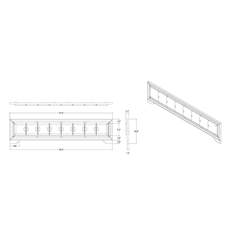 Chloe - Elegant Design Bed - R&R Furniture Gallery (Fountain Valley, CA)
